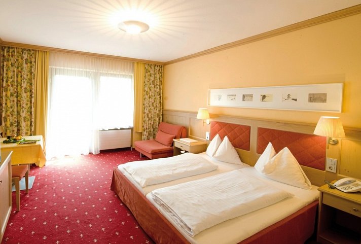 Hotel Sonnalp Kirchberg - Wohnbeispiel Doppelzimmer (Zimmercodierungen DB1 & DB7)