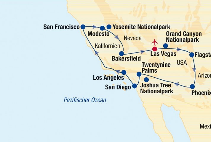 USA Westen Rundreise