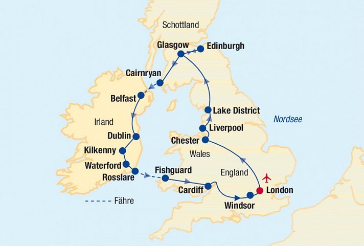 Britische Inseln Rundreise