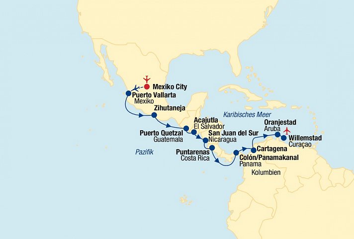 Kreuzfahrt Mittelamerika