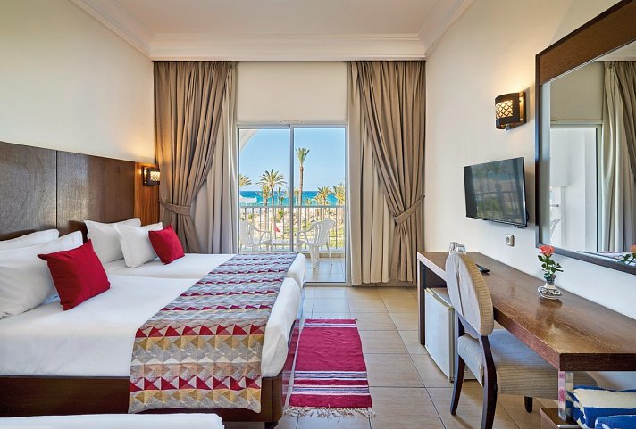 Hotel El Mehdi - Wohnbeispiel Doppelzimmer Meerblick (Zimmercodierungen DBM & DCM)