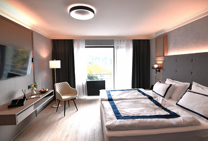Sonnenhof Residenz Grafenau - Wohnbeispiel Doppelzimmer Komfort (Zimmercodierungen DB9 & EB9)