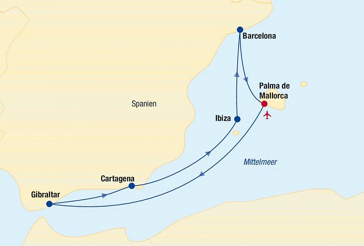 Kreuzfahrt Mittelmeer