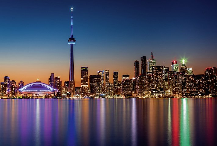 Kanada Rundreise & Badeaufenthalt Karibik - Toronto Skyline