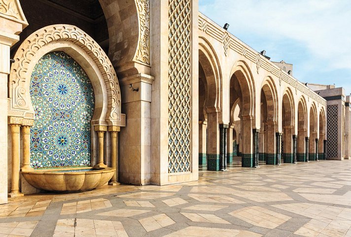 Marokko Rundreise & Baden - Casablanca, Hassan II Moschee