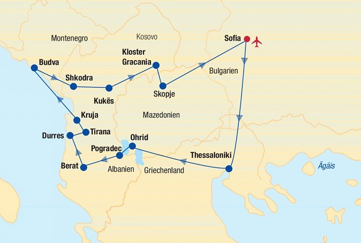 Balkan Rundreise