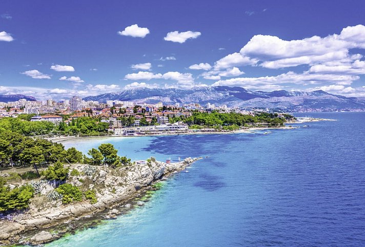 Blaue Reise Kroatien Aktiv & Cappuccino (Trogir) - Bucht von Split