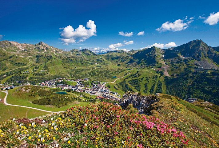 Landhotel Postgut - Blick auf Obertauern