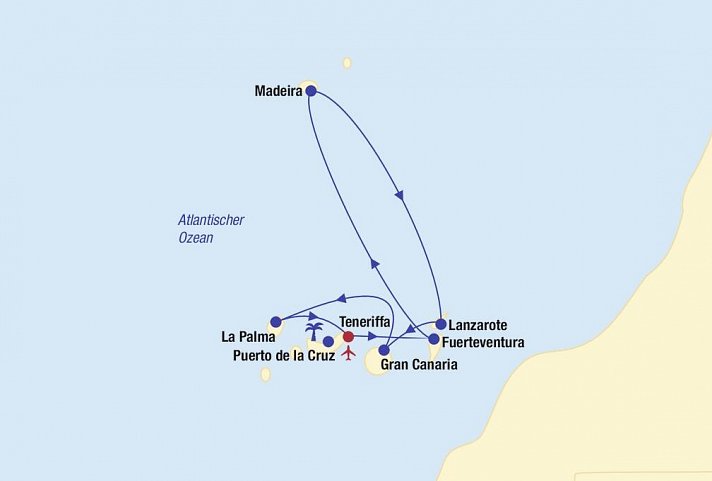 Kreuzfahrt Kanaren + Madeira 