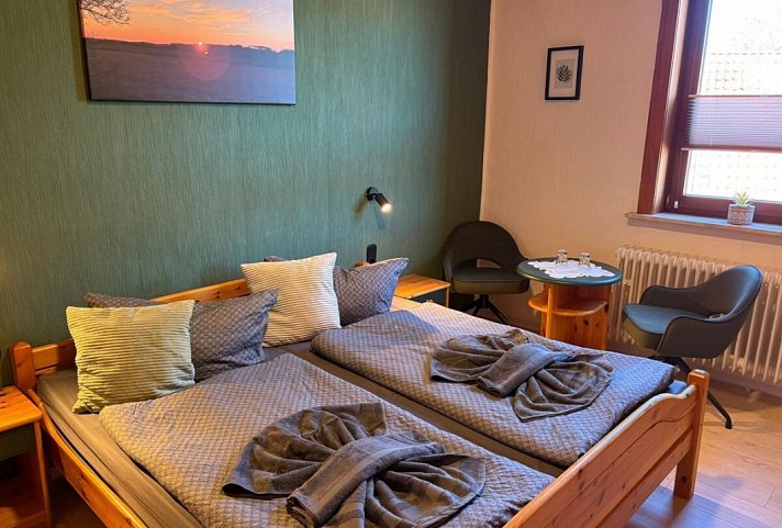 Pension moos & morgenrot - Wohnbeispiel Doppelzimmer